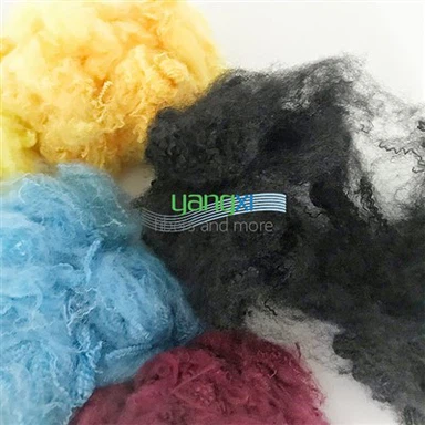 Fibre de base en polyester recyclé pour le remplissage